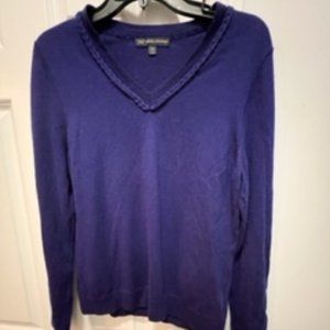 Brook Brothers xl blue 100% merino wool sweater
